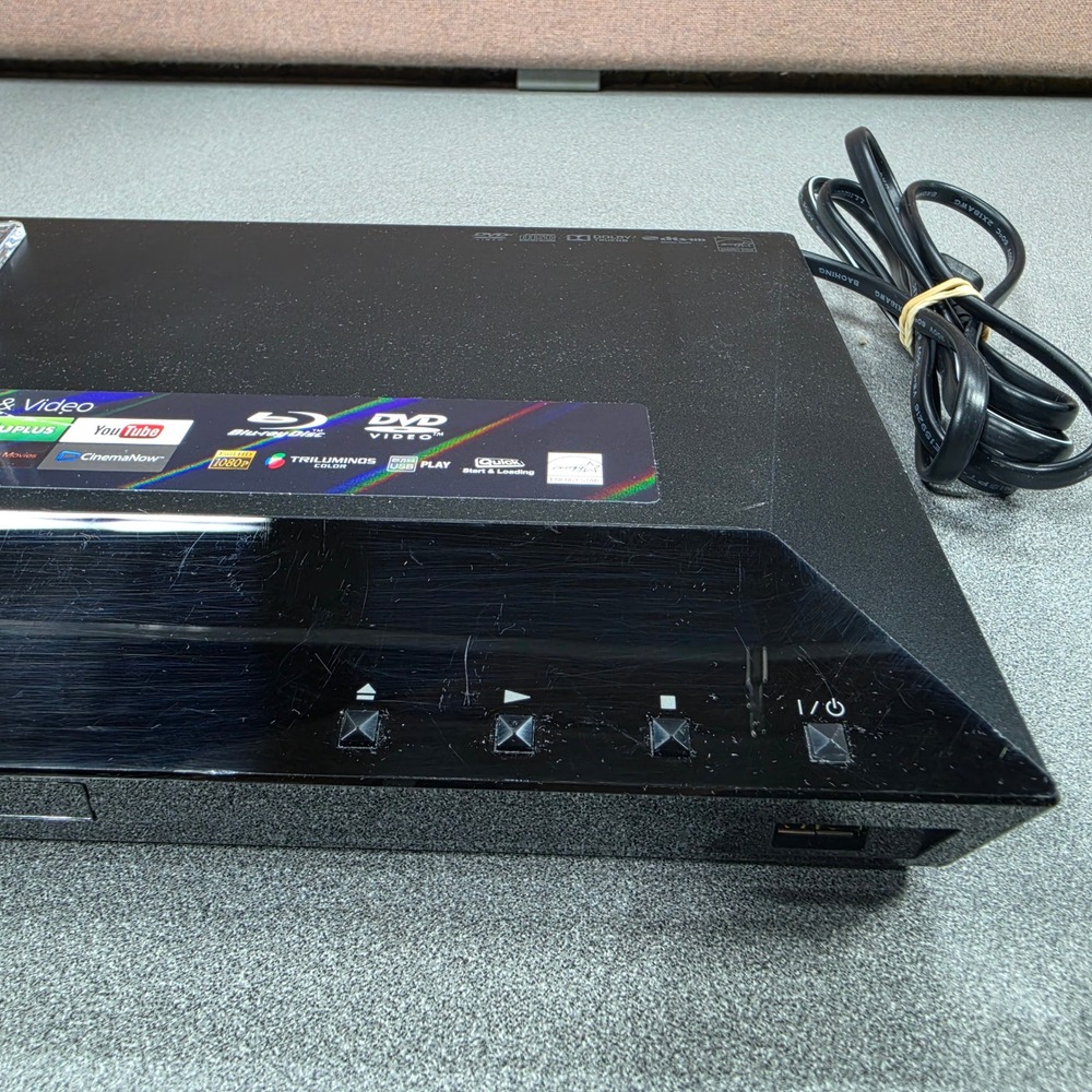 Sony Blu-ray DVD Player BDP-S1100 Black, Remote Included Streaming USB - Picture 3 of 11